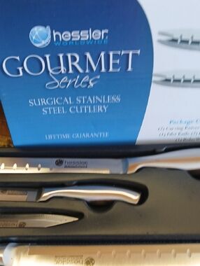 Hessler Gourmet Series Stainless Steel Knife Set - Silver
